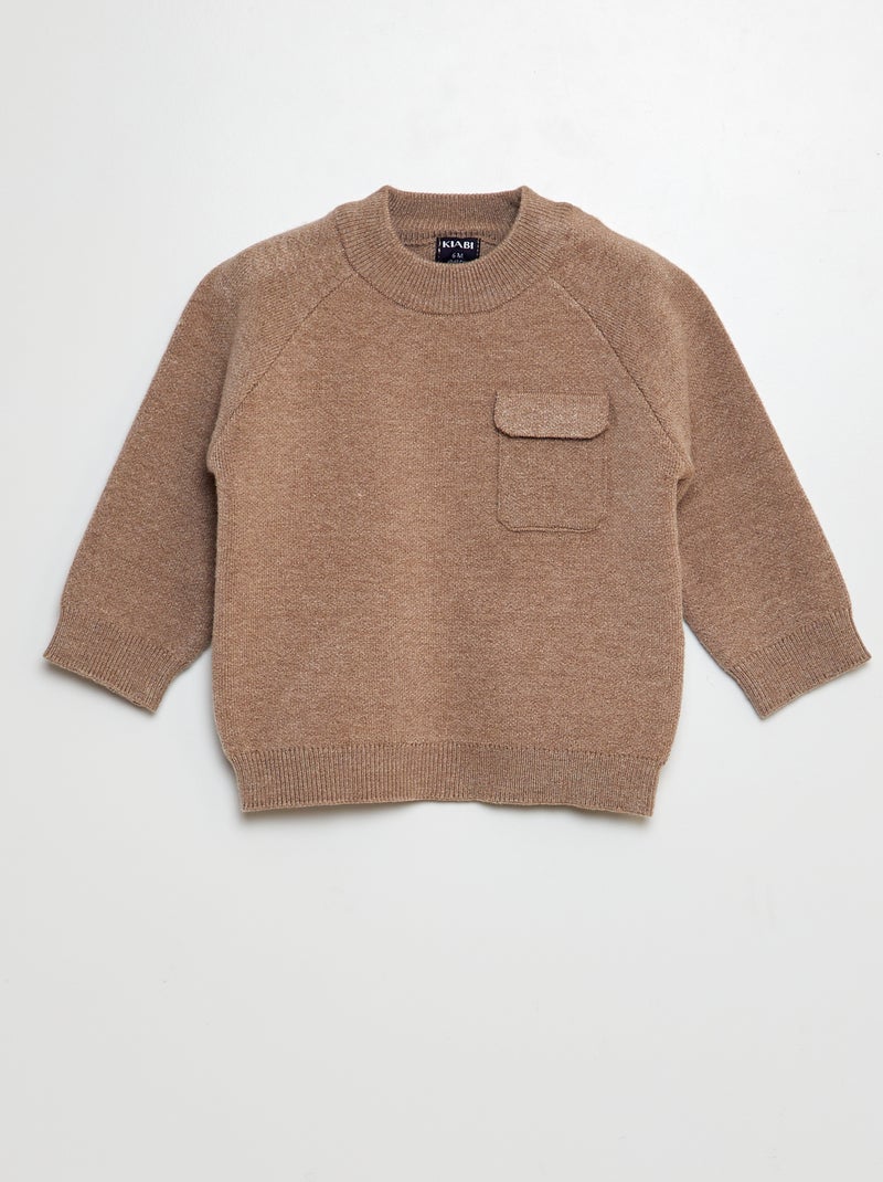 Completo in maglia pullover + pantaloni - 2 pezzi MARRONE - Kiabi