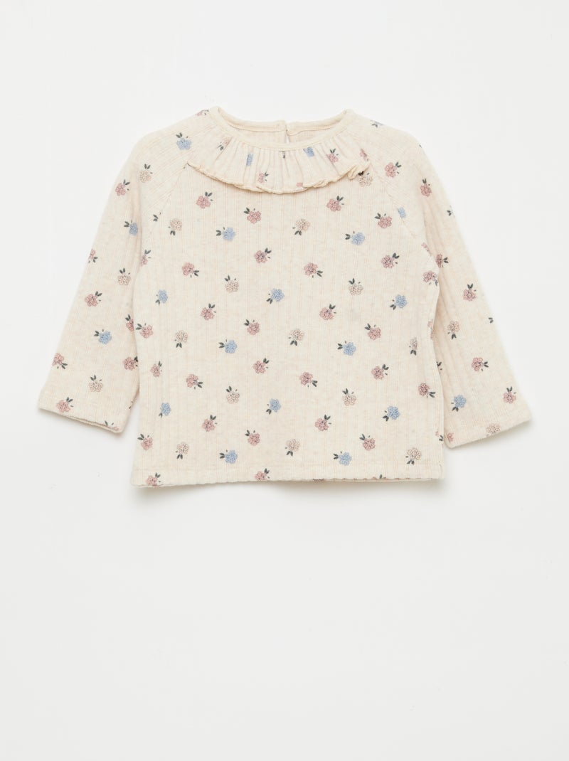 Completo in maglia soffice - 2 pezzi Beige - Kiabi