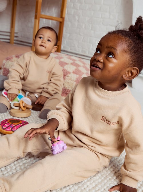 Completo in pile felpa + pantaloni - 2 pezzi - Kiabi