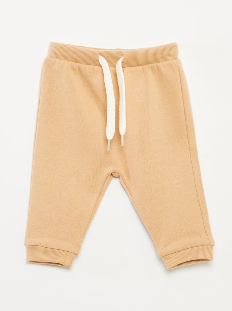 Completo in pile felpa + pantaloni - 2 pezzi Beige - Kiabi