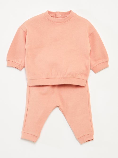 Completo in pile felpa + pantaloni - 2 pezzi - Kiabi