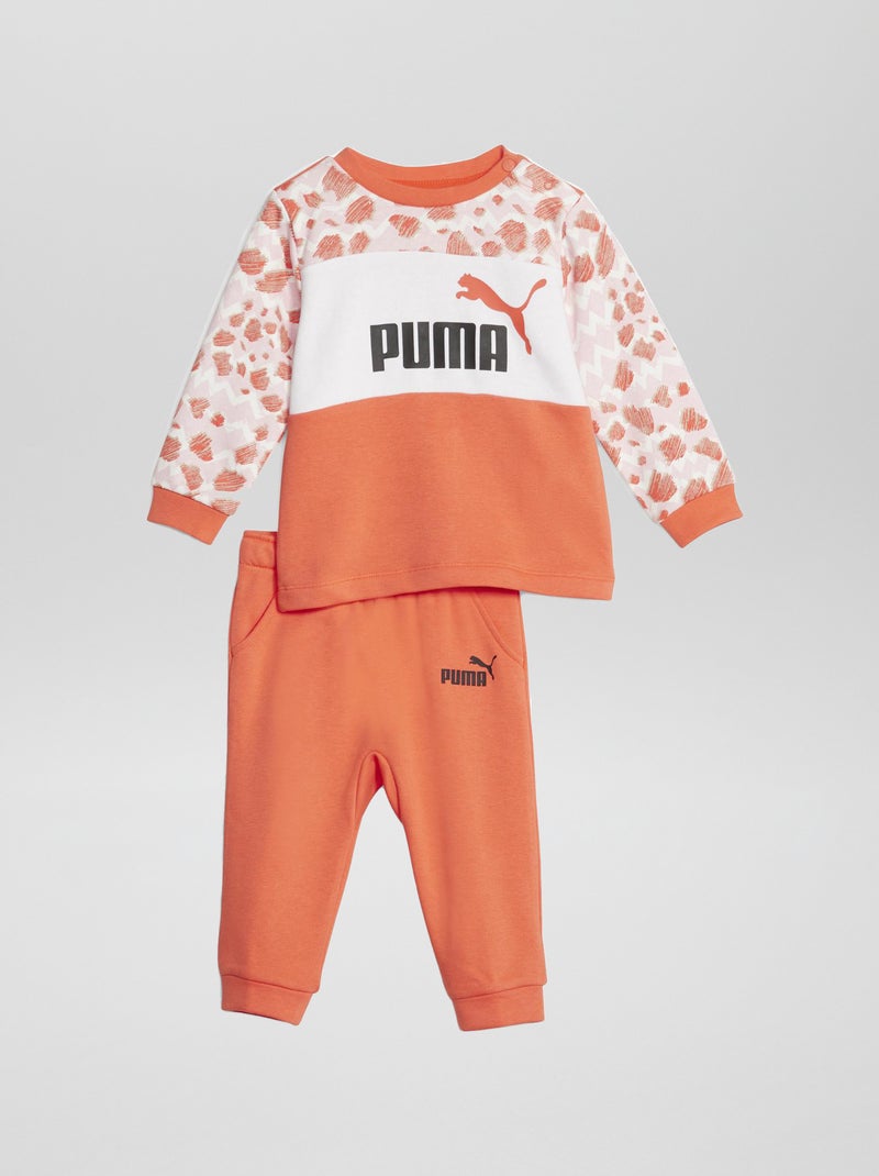 Completo in tessuto felpato 'Puma' - Felpa + joggers ROSA - Kiabi