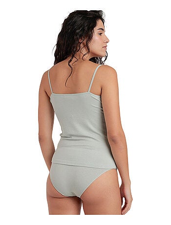 Completo intimo e slip a coste da donna ADMAS