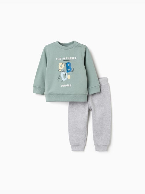 Completo jogging con lettere stampate - Kiabi