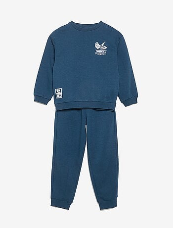 Completo jogging felpa + pantaloni - 2 pezzi