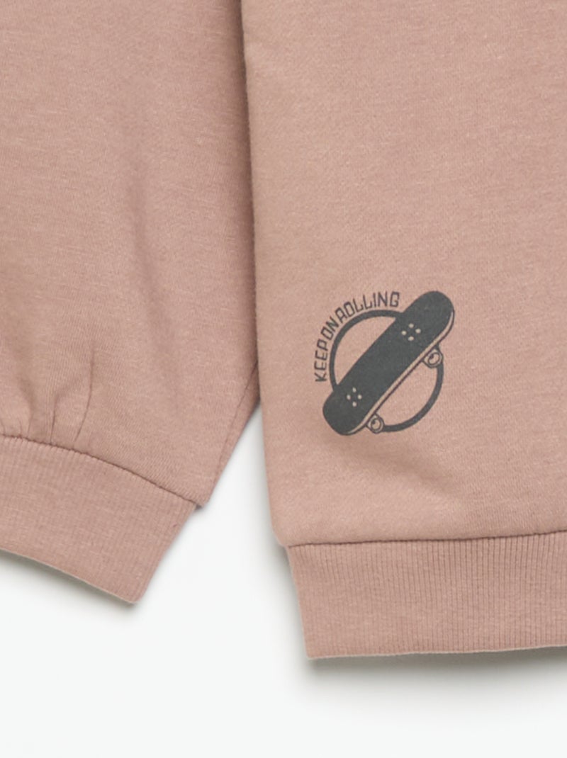 Completo jogging felpa + pantaloni - 2 pezzi Rosa - Kiabi