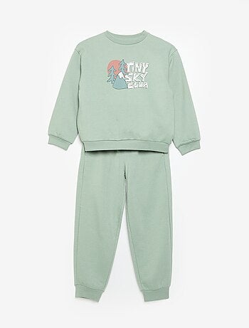 Completo jogging felpa + pantaloni - 2 pezzi