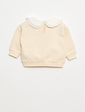 Completo jogging felpa + pantaloni + bavaglino 'Marie' 'Disney' - 3 pezzi