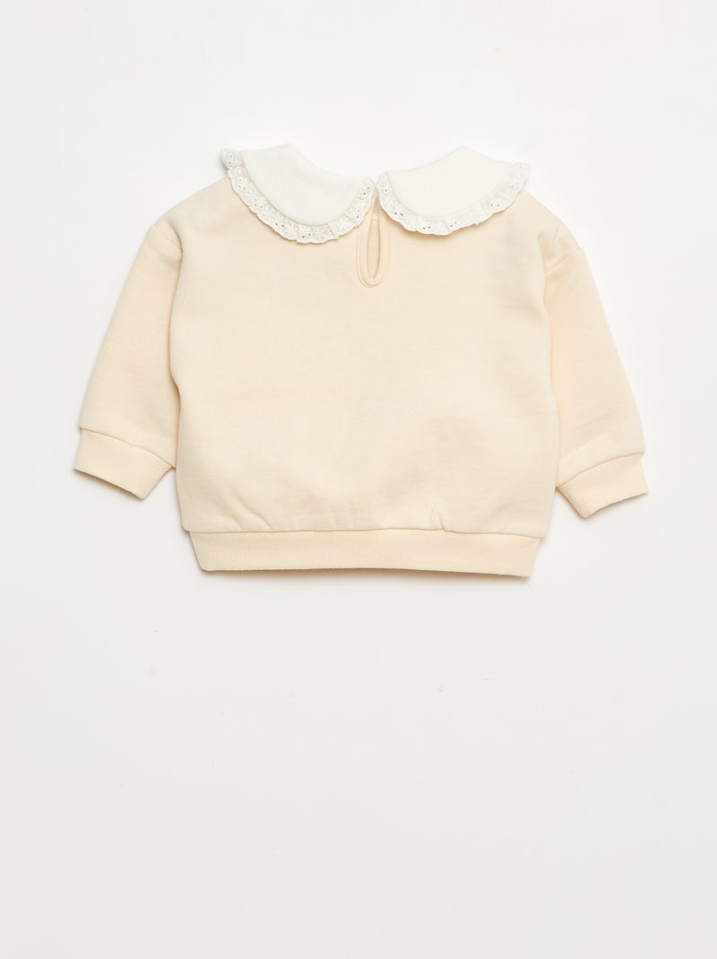 Completo jogging felpa + pantaloni + bavaglino 'Marie' 'Disney' - 3 pezzi Rosa - Kiabi