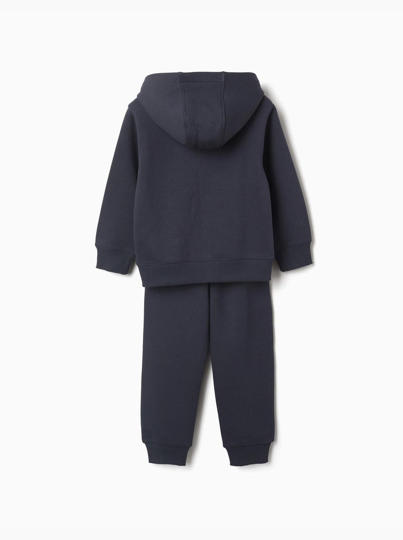 Completo jogging in cotone 3 pezzi Blu scuro - Kiabi