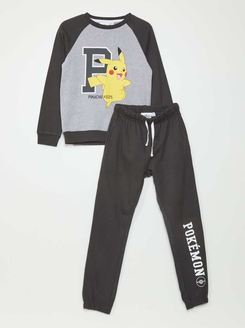 Completo jogging 'Pikachu' - 2 pezzi GRIGIO - Kiabi