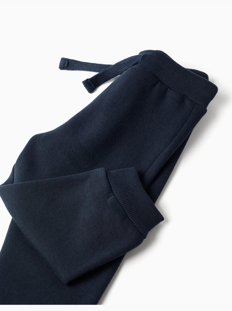 Completo jogging spazzolato 3 pezzi Blu scuro - Kiabi