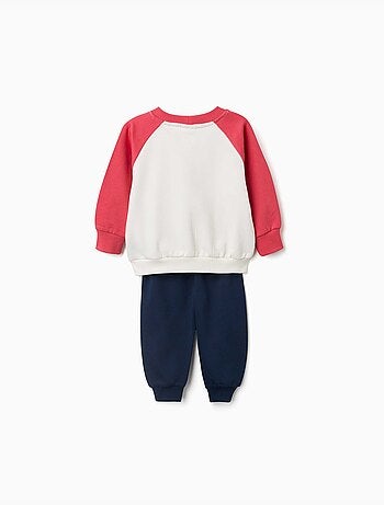 Completo jogging spazzolato con mickey