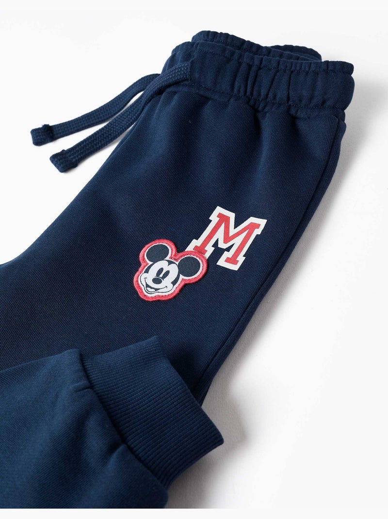 Completo jogging spazzolato con mickey Rosso - Kiabi
