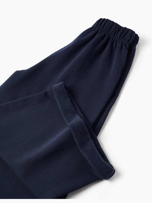 Completo jogging spazzolato con stampa floreale - Kiabi