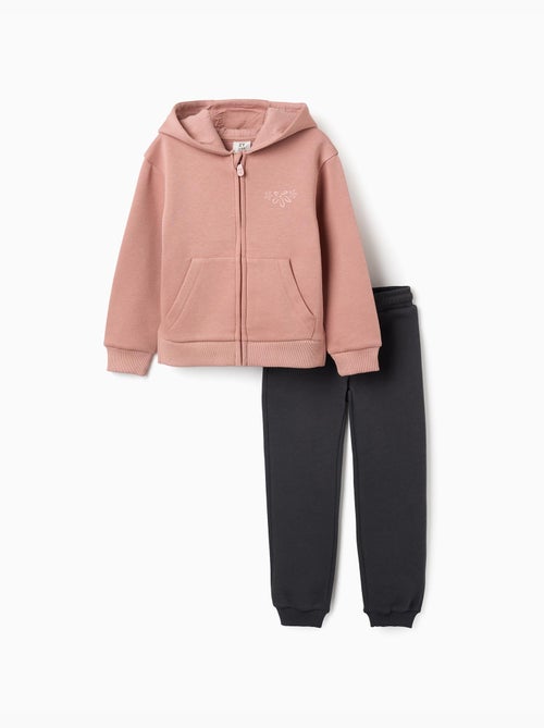 Completo jogging spazzolato con stampa floreale - Kiabi Completo jogging spazzolato con stampa floreale - Kiabi