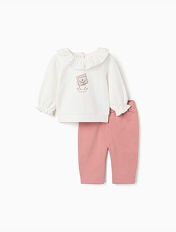 Completo jogging spazzolato winnie the pooh