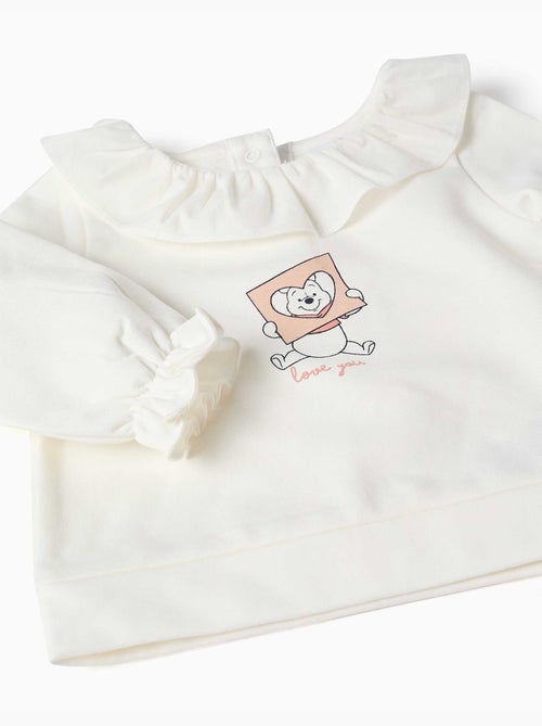 Completo jogging spazzolato winnie the pooh - Kiabi
