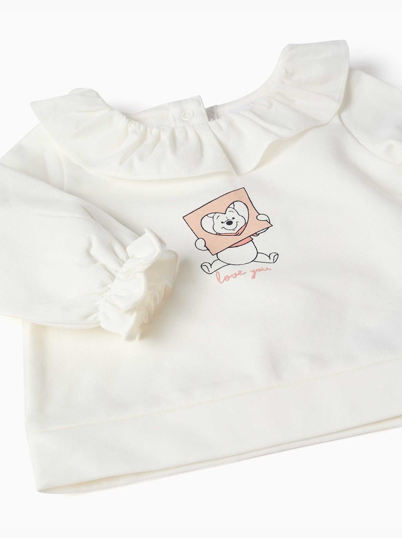 Completo jogging spazzolato winnie the pooh Bianco - Kiabi