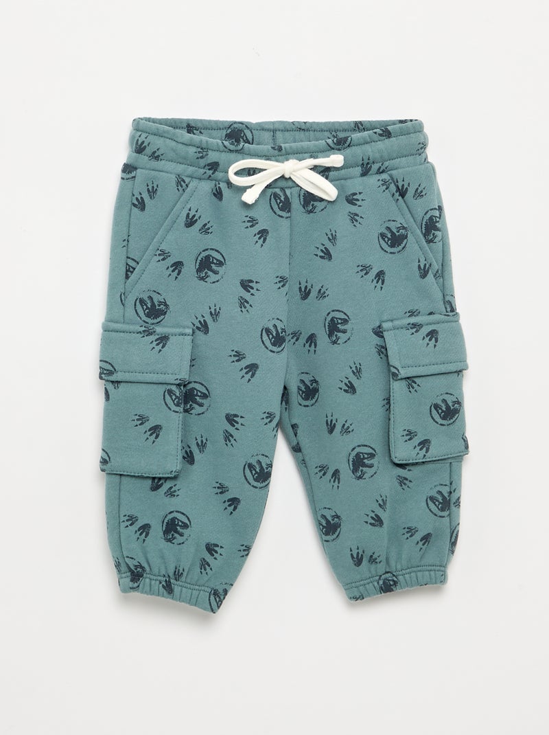 Completo 'Jurassic World' 2 pezzi - Felpa + pantaloni Verde - Kiabi