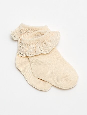 Completo Legging fantasia + calzino in pizzo