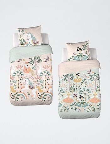 Completo lenzuola 1 persona 2 pezzi: copripiumino + federa