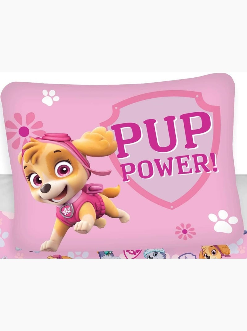 Completo lettino neonato in cotone reversibile Paw Patrol Pink Power Rosa - Kiabi