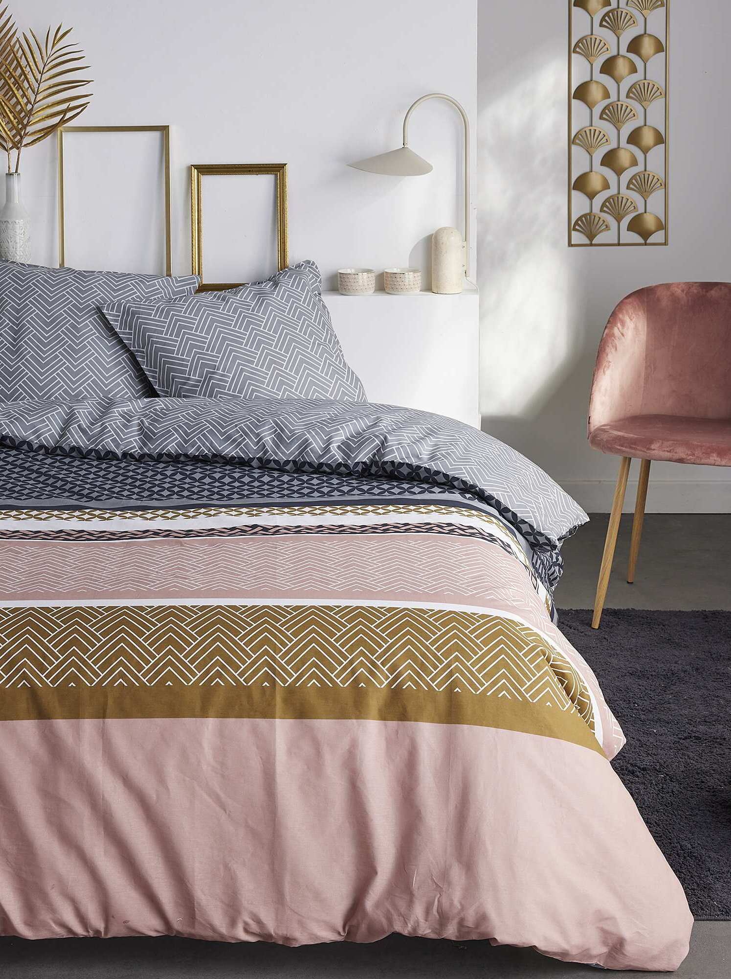 Completo Letto 2 Piazza Enrico Coveri - Percalle Cotone Stampato Digitalmente, Alta Definizione - Foto 11