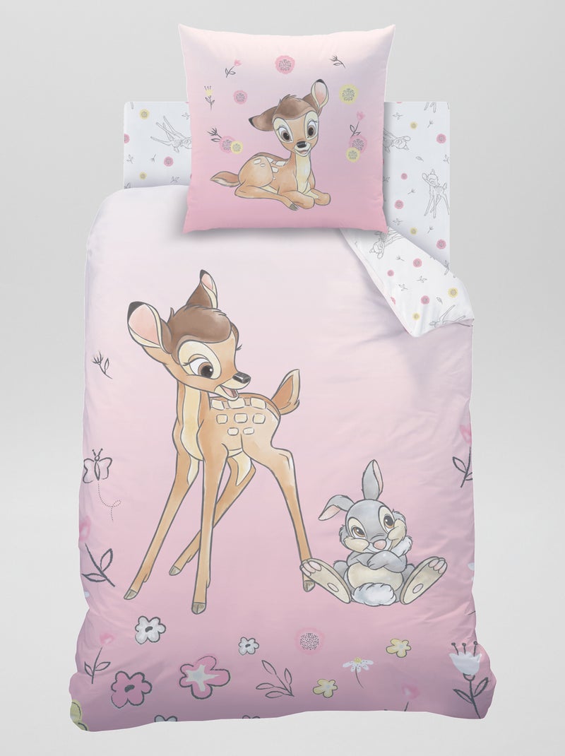 Completo letto - 'Bambi' - 1 piazza ROSA - Kiabi