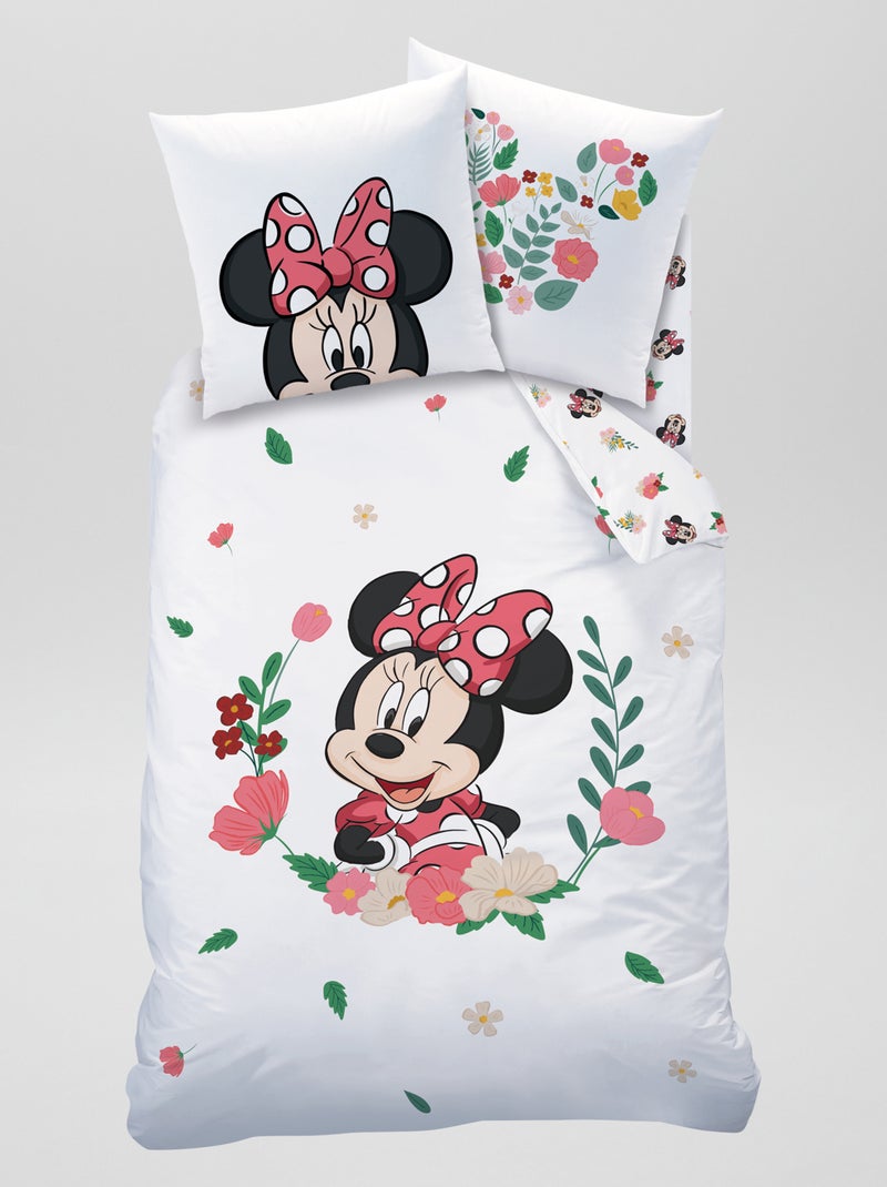 Completo letto - 'Minnie' - 1 piazza BIANCO - Kiabi