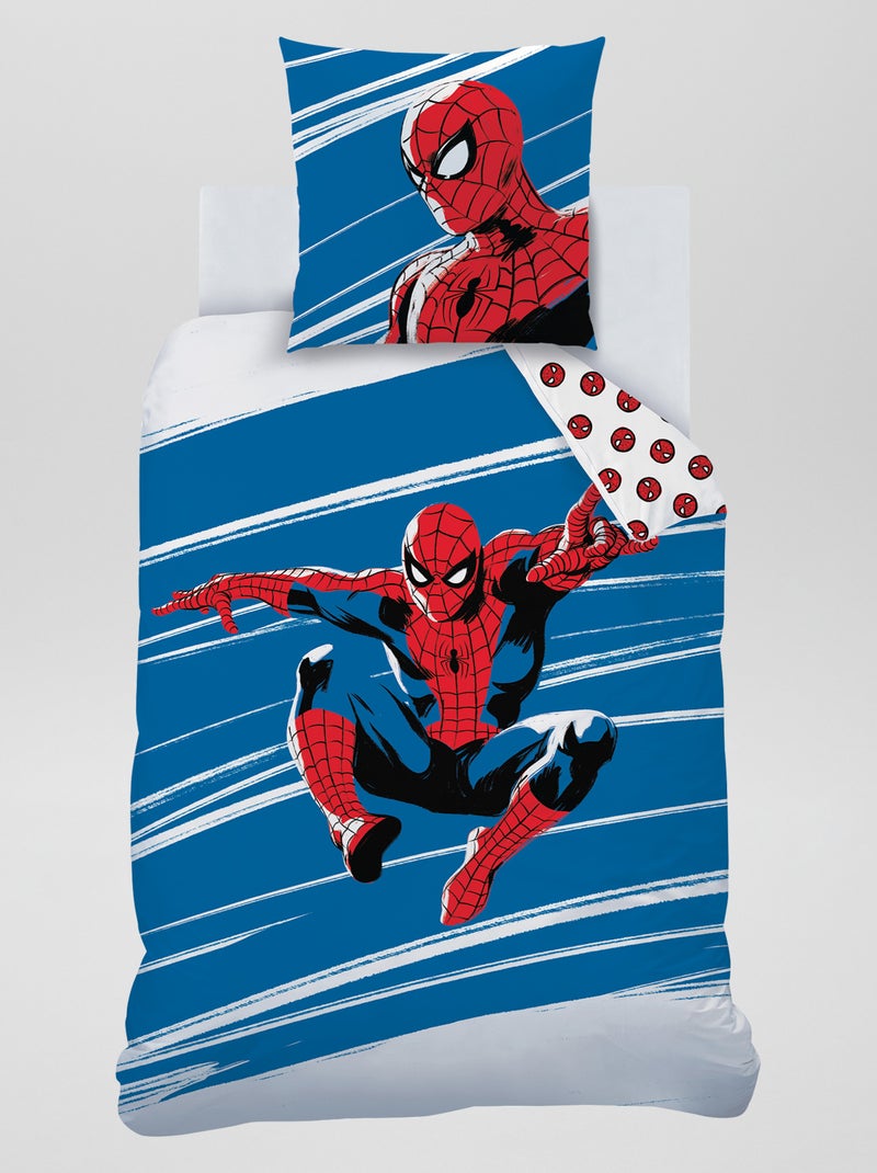 Completo letto - 'Spider Man' - 1 piazza BLU - Kiabi