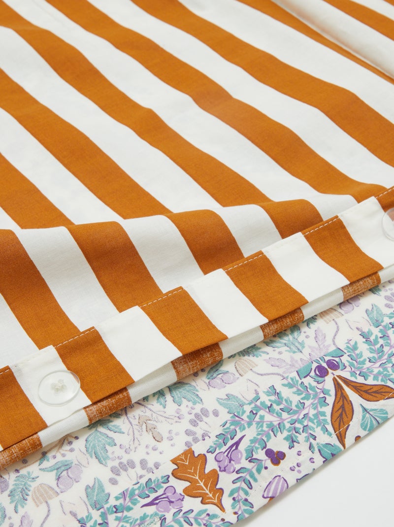 Completo letto 1 piazza (140 x 200 cm) in cotone - Kiabi Home MARRONE - Kiabi