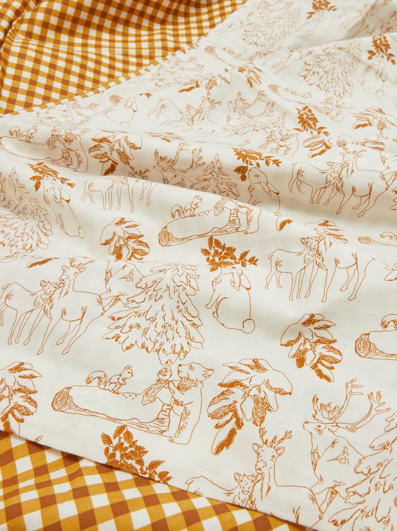 Completo letto 1 piazza (140 x 200 cm) in cotone - Kiabi Home VERDE - Kiabi