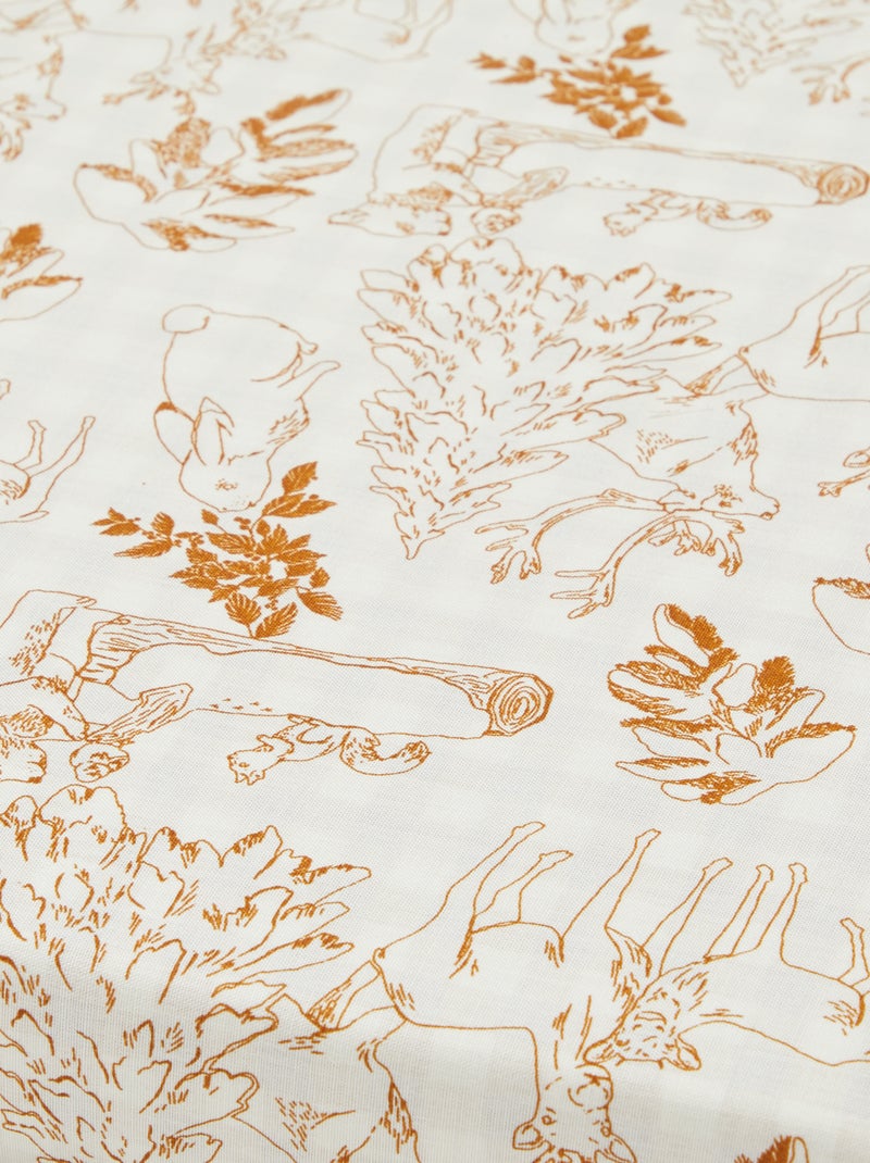 Completo letto 1 piazza (140 x 200 cm) in cotone - Kiabi Home VERDE - Kiabi