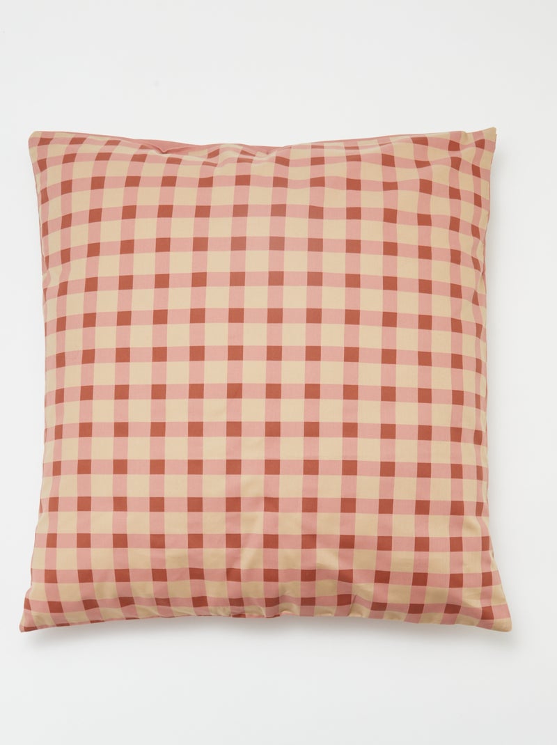 Completo letto 1 piazza (140 x 200 cm) in garza di cotone - Kiabi Home ROSA - Kiabi