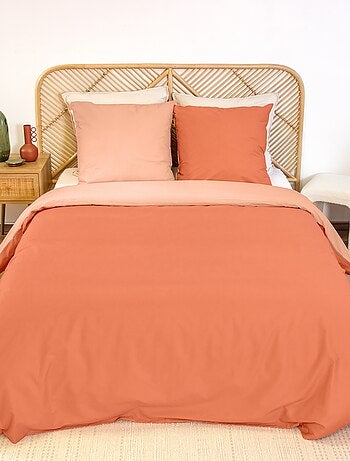 Completo letto + 2 federe in cotone tinta unita 240x220 - 260x240