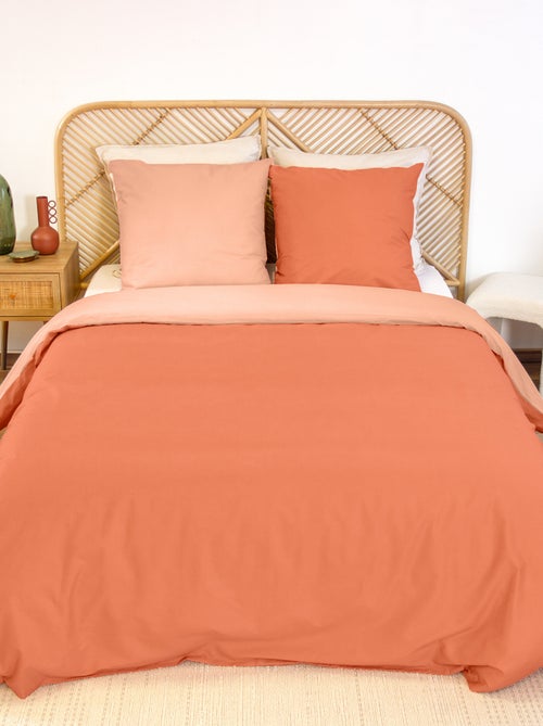 Completo letto + 2 federe in cotone tinta unita 240x220 - 260x240 - Kiabi