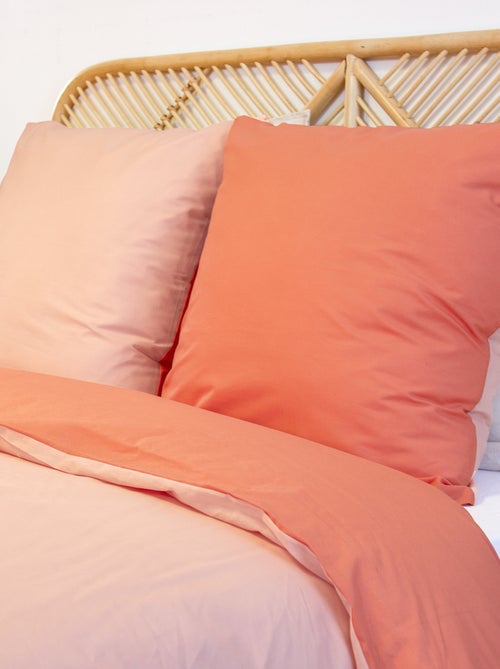 Completo letto + 2 federe in cotone tinta unita 240x220 - 260x240 - Kiabi