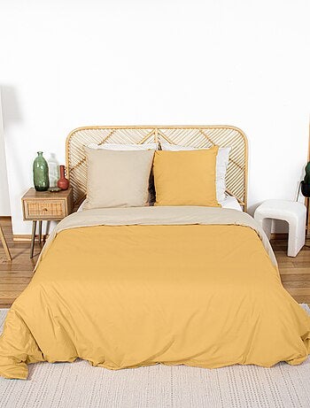 Completo letto + 2 federe in cotone tinta unita 240x220 - 260x240