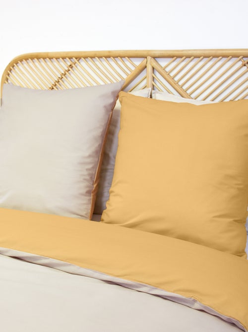 Completo letto + 2 federe in cotone tinta unita 240x220 - 260x240 - Kiabi