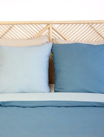 Completo letto + 2 federe in cotone tinta unita 240x220 - 260x240