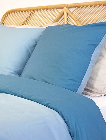 Completo letto + 2 federe in cotone tinta unita 240x220 - 260x240