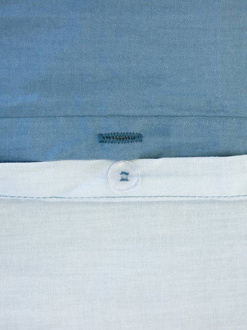 Completo letto + 2 federe in cotone tinta unita 240x220 - 260x240 - Kiabi