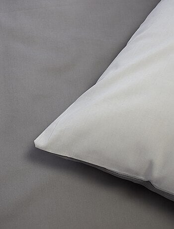 Completo letto + 2 federe in cotone tinta unita 240x220 - 260x240