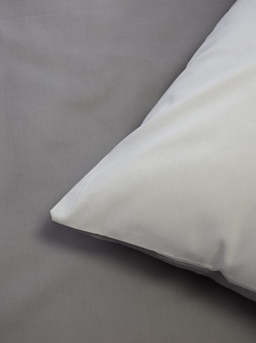 Completo letto + 2 federe in cotone tinta unita 240x220 - 260x240 - Kiabi