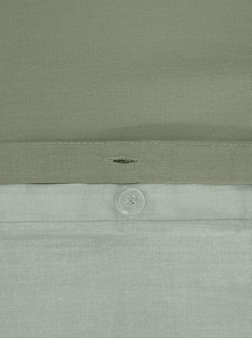 Completo letto + 2 federe in cotone tinta unita 240x220 - 260x240 - Kiabi