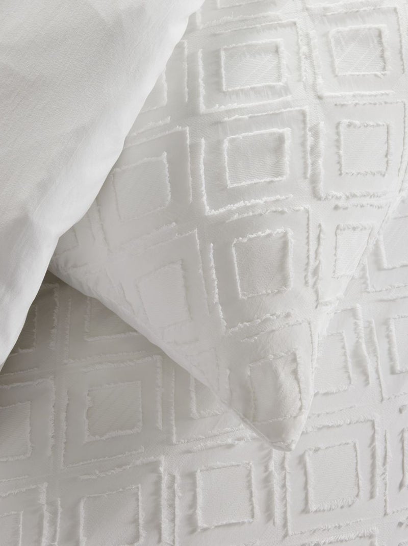 Completo letto 2 persone - 1 copripiumino + 2 federe Bianco - Kiabi