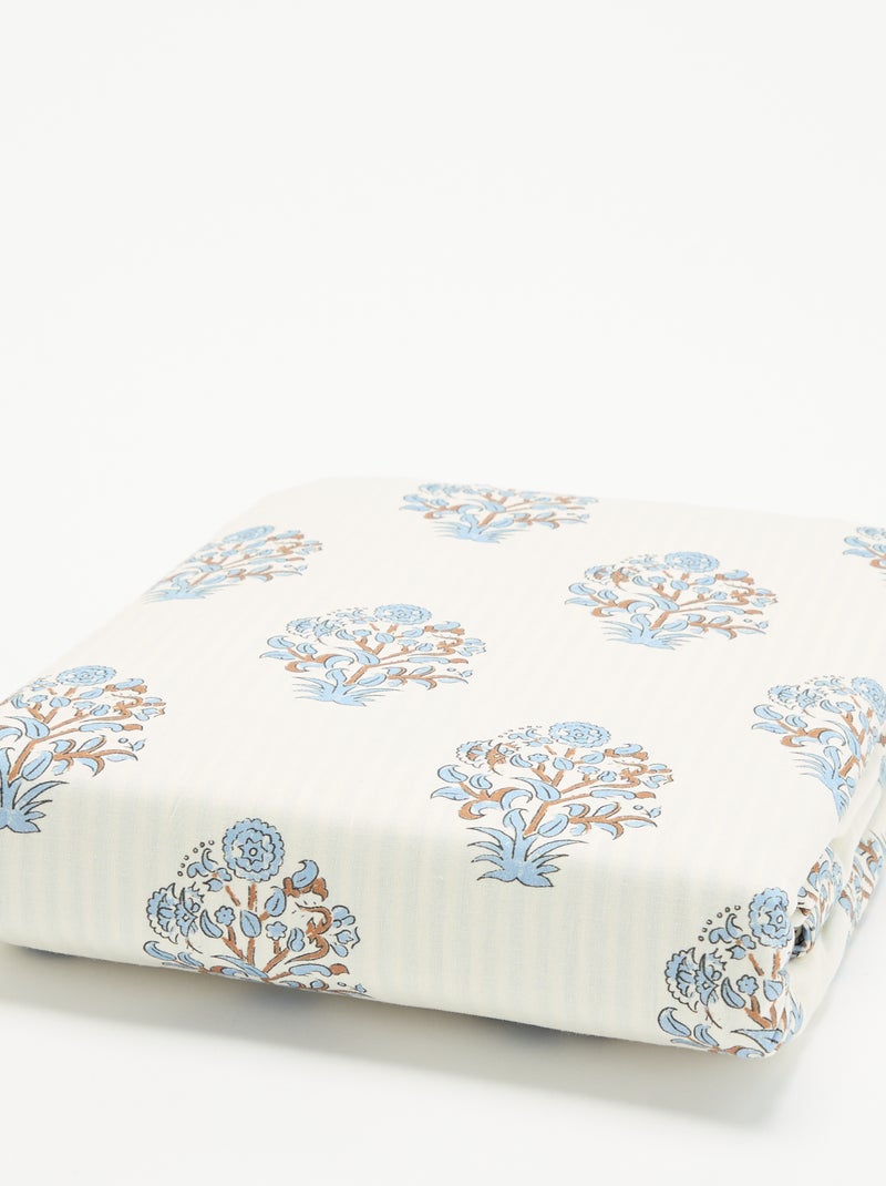 Completo letto 2 persone - 1 copripiumino + 2 federe Blu - Kiabi