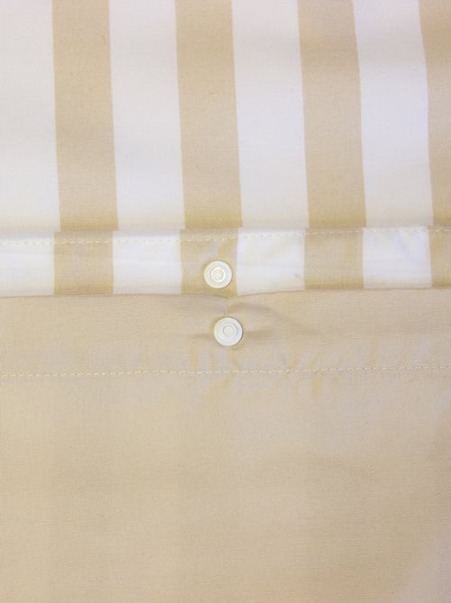 Completo letto 2 persone (240 x 220 cm o 260 x 240 cm) - 1 copripiumino + 2 federe - Kiabi