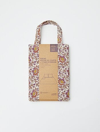 Completo letto 2 persone 240 x 220cm in cotone - Kiabi Home